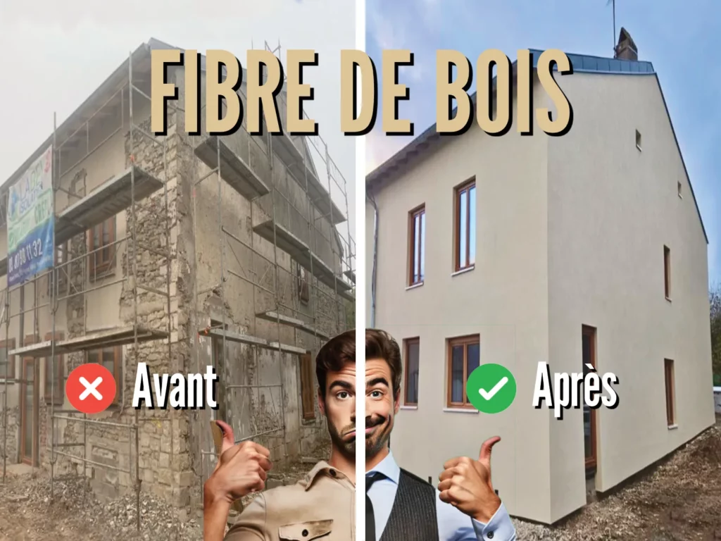 Isolation fibre de bois Moselle